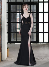 Long Sling Slim Fishtail Dress