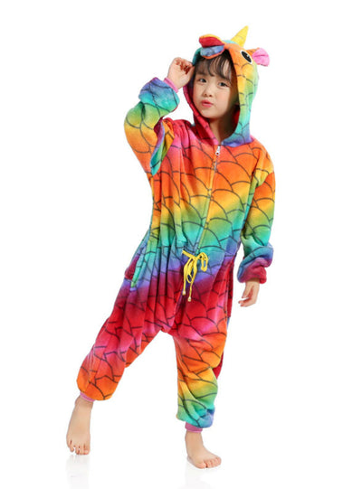 Animal Unicorn Kigurumi Kids Zipper Onesie Cartoon