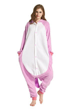 Animal Cartoon Conjoined Pajamas Purple Unicorn