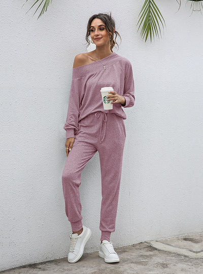 Two-piece Loose Tights Home Suit