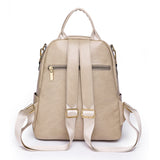 Soft PU Outdoor Travel Retro Leisure Backpack