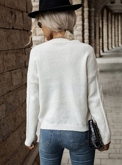 Pullover Twist Knitted Sweater