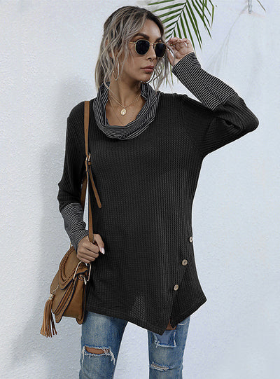 Loose Long Sleeve Pullover Bottoming Shirt