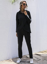 Women Black Sports Two suit