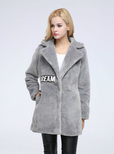 Long Suit Collar Wool Long Sleeve Jacket Sheep Shearing