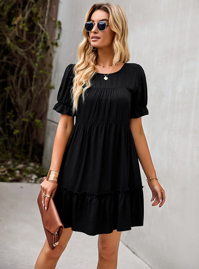 Women Casual Short Sleeve Dress