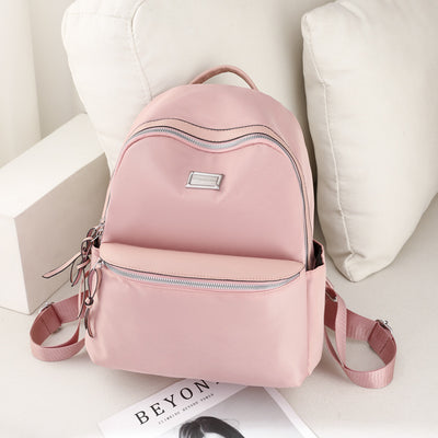 Oxford Cloth Contrasting Ladies' Backpack