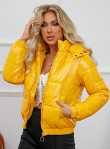 Long-sleeved Hooded Cotton-padded Jacket