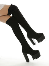 Over-the-knee Super High Heel Elastic Boot Girl