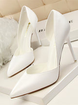 Ultra-high Heel Shallow Mouth Pointed Shoes