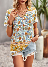 Bohemian Printed Casual Shirt