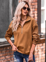 Fashion Knitting Long Sleeve Top