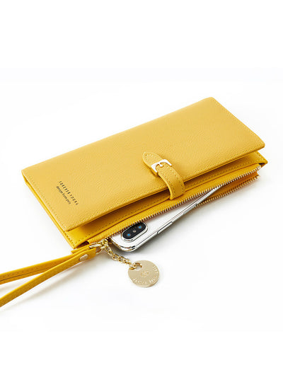 Long Wallet Many Departments Female Wallets Clutch