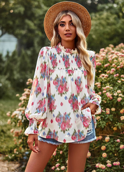 Blossom Printed Top Shirt