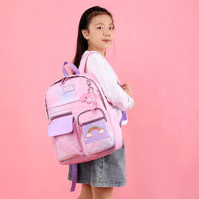 Girls Waterproof Nylon Backpack Bag