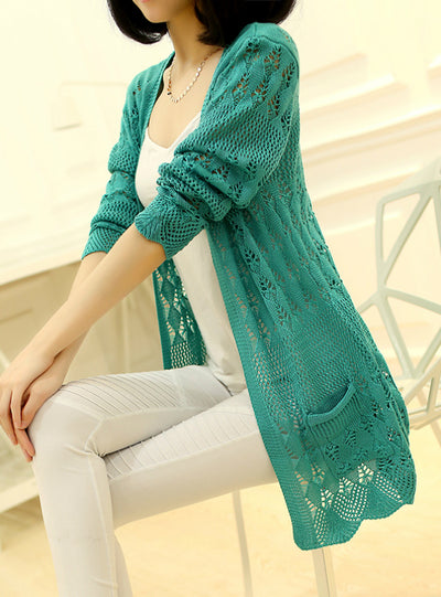 Thin Knit Cardigan Sweater Female New Spring Jacket 