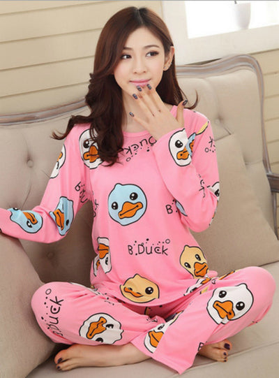 Duck Home Suit Sleepwear Winter Pajamas Pyjamas