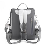 Color Splash-proof Oxford Casual Backpack