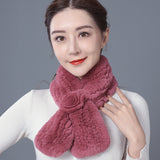 Rex Fur Scarf Double-sided Scarf Keep Warm