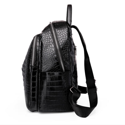 PU Retro Travel Soft PU Leisure Backpack