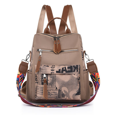 Printed Oxford Outdoor Backpack