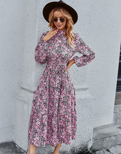 Printed Bohemian Casual Dress