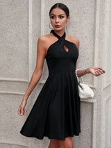 Halter Sleeveless Backless Dress