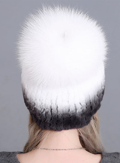 Rex Fur Ladies Hat Hand Sewing