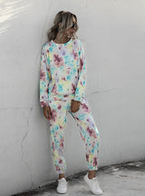 Tie-dyed Gradual Change Casual Suit