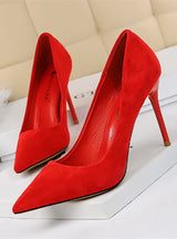 High-heeled Pointed Mouth Shoes