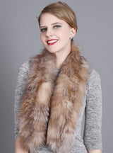 Warm Fur Scarf Fox Fur Scarf