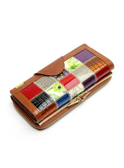  Genuine Leather Women Wallets Coin Pocket Female 