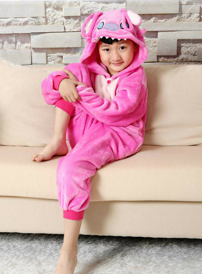 Children's Animal Cartoon Conjoined Pajama Stitch