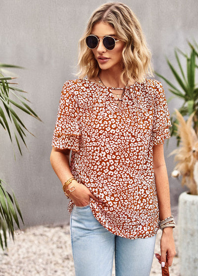 Bohemian Floral Shirt Top