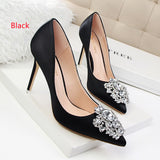 Shiny Rhinestone Stiletto High Heel Shoes