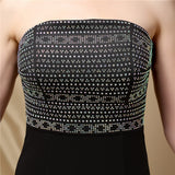 Mermaid Strapless Beading Party Dress