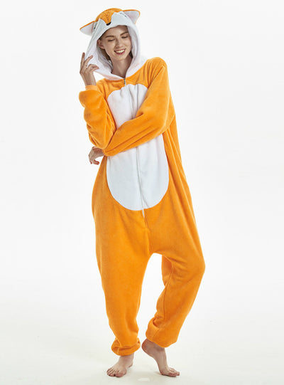 Fox Winter Adults Animal Pajamas Sets Adult