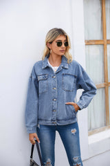 Retro Wash Jeans Coat Jacket