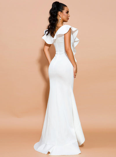 Mermaid Float V-neck Party Evening Dress