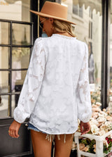 Elegant Long-sleeved Top Shirt