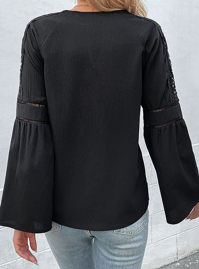 Long Sleeve Stitching Shirt