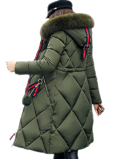 Big Fur Winter Coat Thickened Women Winter Coat 