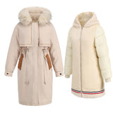 Warm Zippered Fur Collar and Fleece Jacket