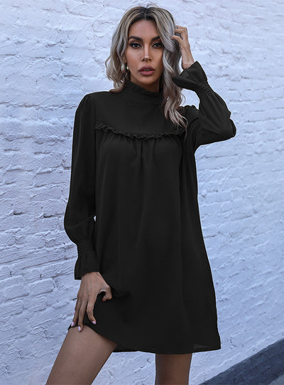 Loose Long-sleeved Pullover Dress