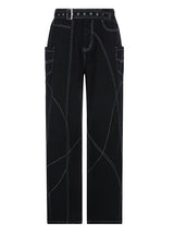 Loose Wide Leg Low Waist Jeans Pants