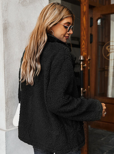 Autumn/winter Sweater Velvet Jacket