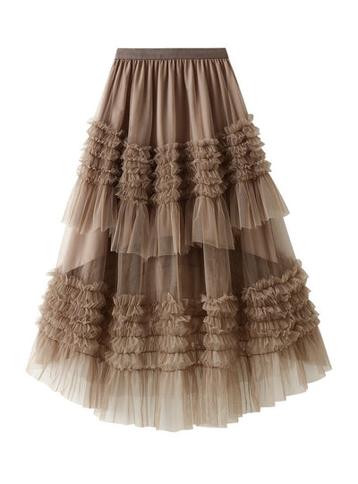 Layered Cake Irregular Skirt