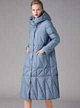 Slim Temperament Hooded Down Jacket