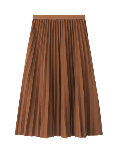 High Waist Thin Body Pleated Skirt