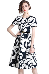 Women Short Sleeve Printed dress